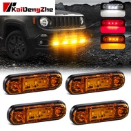 1Pcs 12V 24V 3LED Side Light Car Exterior Light Warning Tail Light Signal Light Truck Trailer Truck Brake Light Yellow Red White