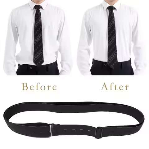 2.5cm/1inch Suspenders Women Men's Shirt Stay Belt Keep Shirt Tucked in Adjustable Elastic Non-slip 