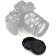 OLYMPUS Micro 4/3 Camera Body Cap and Rear Lens Cap Cover for Olympus M4/3 Panasonic Lumix (M43)