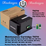 PX Maintenance Box T6711 / PXMB3 Chip Reset 6711 Supports Epson L1455 WorkForce WF-3010DW 3520DWF 35