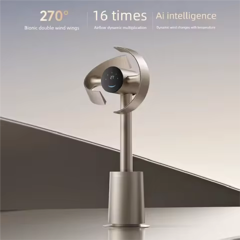 Dreame MF10 Bionic Dual Wind Bladeless Standing Fan Smart AI Natural Wind Circulator Floor Fan for H
