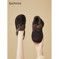 Daphne Plush Birkenstock Shoes Women 2026 New Style Winter Cotton Shoes Women Thick-Soled Shoes Inne