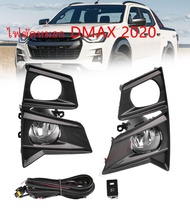 DMAXไฟตัดหมอก ไฟตัดหมอก LED พร้อมไฟเลี้ยว 4X4  Fog Lamp Fog Light for ISUZU DMAX ปี 2020-2022(รวมถึงหลอดไฟและชุดสายไฟ)