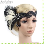 HSHELAA Feather Flapper Fashion Unisex 1920s Gatsby Headdress