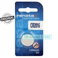CR2016 RENATA LITHIUM 3V BATTERY SWISS BRAND CR2016