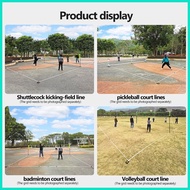 Badminton court boundary line marking standard pickleball volleyball badminton temporary court line