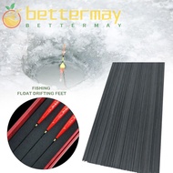 BETTER-MAYSHOW 10pcs Floats Buoy Material, Carbon 60cm Fishing Float Drifting Feet,  Style Bold Tail