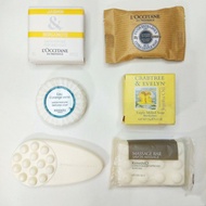 Branded soap (Loccitane, Crabtree & Evelyn, Peter Thomas Roth)