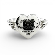 Mint Condition ▲ TIFFANY&Co. Return to Tiffany Full Heart Ring AG925 Current Model Ring Silver 18k M