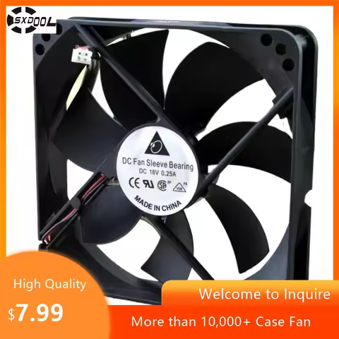 for Delta 12025 12CM 18V 0.25A Induction Stove Cooling Fan, High-Performance Airflow Quiet Heat Diss