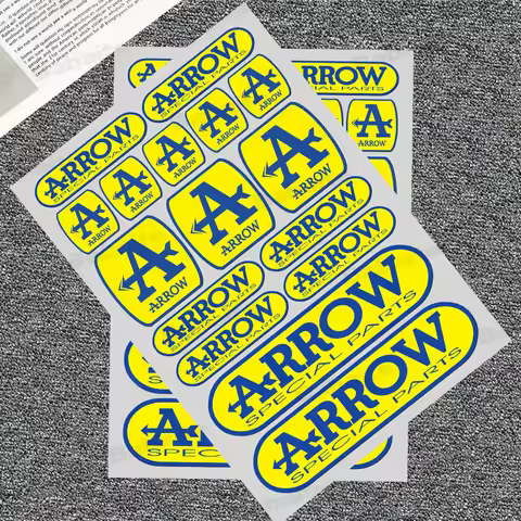 Motorcycle Refit Sticker Motorbike Car Decorative Exhaust Pipes Reflective Waterproof Decals Suitabl