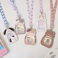 Cat shape hollow Straw card holder girl halt Cat shape hollow transparent card holder girl Halter Ne