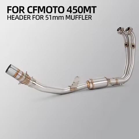 450MT Exhaust Header pipe for CF MOTO 450MT MT450 IBEX 450 Motorcycle Exhaust Pipe Rally Off-Road Mo