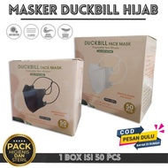 Termurah Masker Hijab Duckbill 50Pcs 1Box Masker Duckbill Hijab