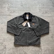 PGEQ Car J97Detroit Vintage Washed Retro Structured Work Jacket for Men and Women Warm Coat