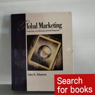 精 English books Global Marketing Foreign Entry ,Local Marketing ,and Global Management Johny Second-