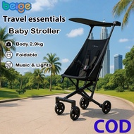 Stroller Baby 2.9kg Max 60kg Foldable boarding stroller Travel Stroller Adjust Height baby stroller