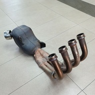 Yamaha XJ6 / XJ6N / XJ6 Diversion / XJ6 Diversion F original exhaust system / ekzos original kilang 