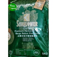 Sunflower GI Rendah Beras Rebus Premium / Low GI Premium Parboiled Rice / 低升糖指数熟米 5kgs Low GI Rice