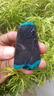 Bacan Palamea - Bluish - Rough - Bahan Batu Akik Natural - Asli tern