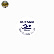 Aoyama swimming club rounded sticker