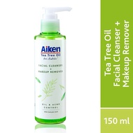 Aiken Tea Tree Oil UV Protection Oil & Acne Control Facial Cleanser + Make-Up Remover 150ml