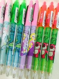 《現貨》日本迪士尼商店 正版 小美人魚 長髮公主 小精靈 熊抱哥 三眼怪 日本製 自動筆 自動鉛筆 0.5mm