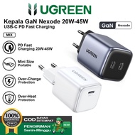 [oddsolshop] pekanbaru/UGREEN GaN Nexode Type C Fast Charging Charger Head 20W 30W 35W 45W GaN for i