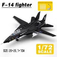 LEO 1:72 F-14 Tomcat Fighter Aircraft Diecast ของเล่นเครื่องบินคอลเลคชั่นสำหรับเด็กเด็กชาย ของเล่นเด