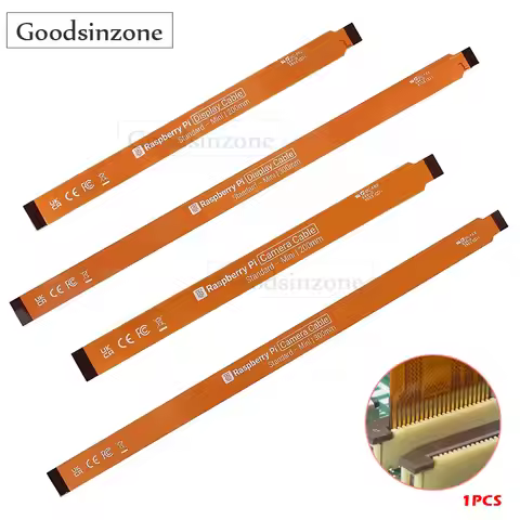 Raspberry Pi 5 FPC Adapter Cable - 22-Pin to 15-Pin DSI/CSI Cable for Official Display or Camera (20