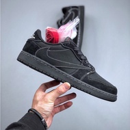 Travis Scott x NK,AJ Jordan 1 Low OG SP Black/Phantom Barb 4.0 all combined Casual sports basketball