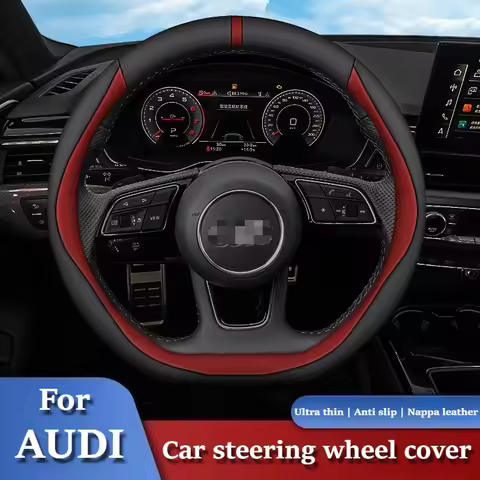 Premium Quality Leather Car Steering Wheel Covers for Audi A3 A4 A4L A5 A6 A6L Q2L Q3 Q5 Q5L Q6 Audi