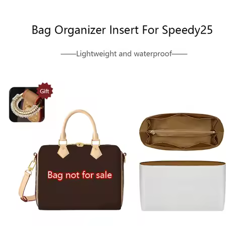 Lightweight Bag Insert For Lv Speedy25 Bag Bag Organizer Insert Storage Waterproof Bag Support Bag R