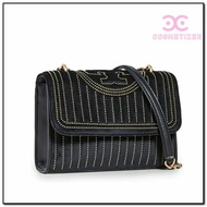 Tas Wanita Selempang Tory Burch Fleming S Velvet Stud Hitam Original