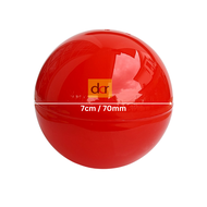 50pcs 70mm (7cm) Solid Color Empty Plastic Ball for Lucky Draw Decoration Gift Packing Capsules Ball