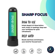 Sharp Focus Inhaler // 100% Pure Essential Oils