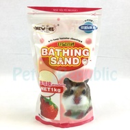 Hamster-cage-hamster Hamster Newage Bathing Sand Strawberry 1Kg -Cage-Hamster.