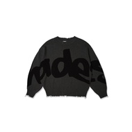 HADES REBEL SWEATER KNIT - GRAY - Genuine HADES Brand unisex knit long-sleeved sweater