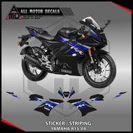 Yamaha R15 V4 Striping Graphic Livery Rr List / R15M Striping / R15 Motorcycle Variation List Sticke