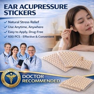 RestoreCare Ear Press Seeds Ear Seed Sticker Disposable 600Pcs Acupoint Therapy Slim Seed