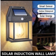 Superbright Solar Wall Light Outdoor Lighting Motion Sensor Automatic Night Light Lampu Solar Dindin