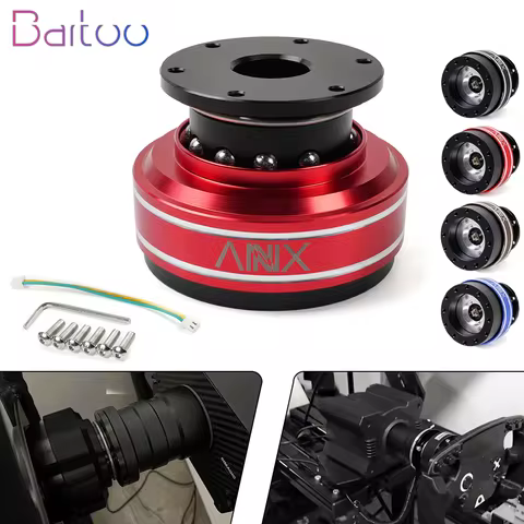 Bartoo-70/74mm Quick Release 6 Hole Racing Game Simulator Steering Wheel 4+6 Balls For Simagic Moza 