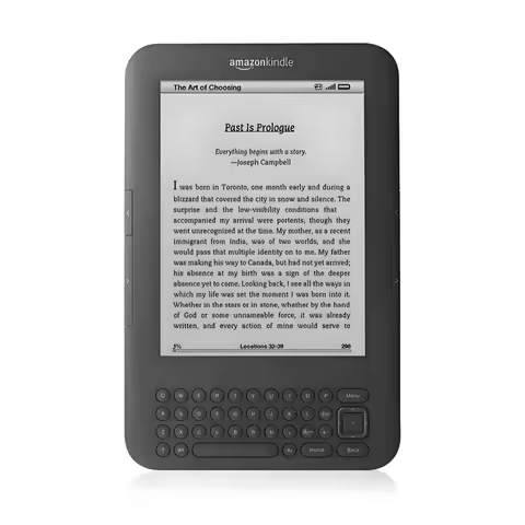 Used Kindle 3 Keyboard Generation Ebook E Book Eink E-ink Reader 6 Inch Touch Screen Wifi Ereader No