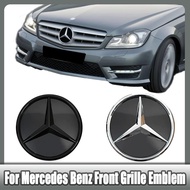 For Mercedes Benz W204 W245 X204 Class Front Grille Star Emblem Illuminated Logo Glossy Black and Ch