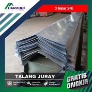Talang Juray Nok Atap Spandek 3 Meter Wuwungan SNI