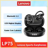 [Chính hãng] Tai nghe thể thao Lenovo LP75 TWS có mic tai nghe không dây Bluetooth 5.3 chống nước âm
