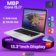 MBP 2011/12 RAM 8GB SSD 128GB Core i5, i7 Original Laptop Graphics Design Business Laptop Students L