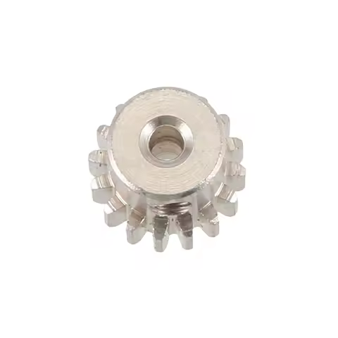 2PCS 2.3Mm Shaft Metal Pinion Motor Gear 48DP M0.6 M0.8 For 1/12 1/16 RC Car 7075 Hsp-RGT Redcat 370