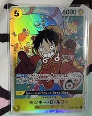 One piece card 海賊王卡 路飛 luffy 魯夫 閃 OP07-109 卡通 sr sec 異畫 異圖 全圖 psa cgc