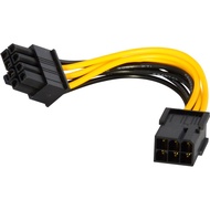 PCI 6Pin To 8Pin 6 PIN Female to 8 PIN Male Graphics Card Power Adapter Cable Converter ATX C24